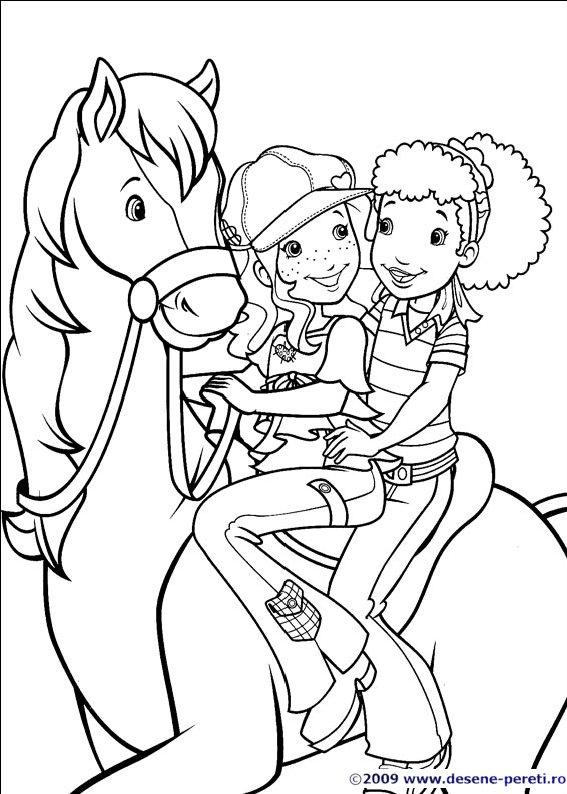 holly hobbie desene colorat